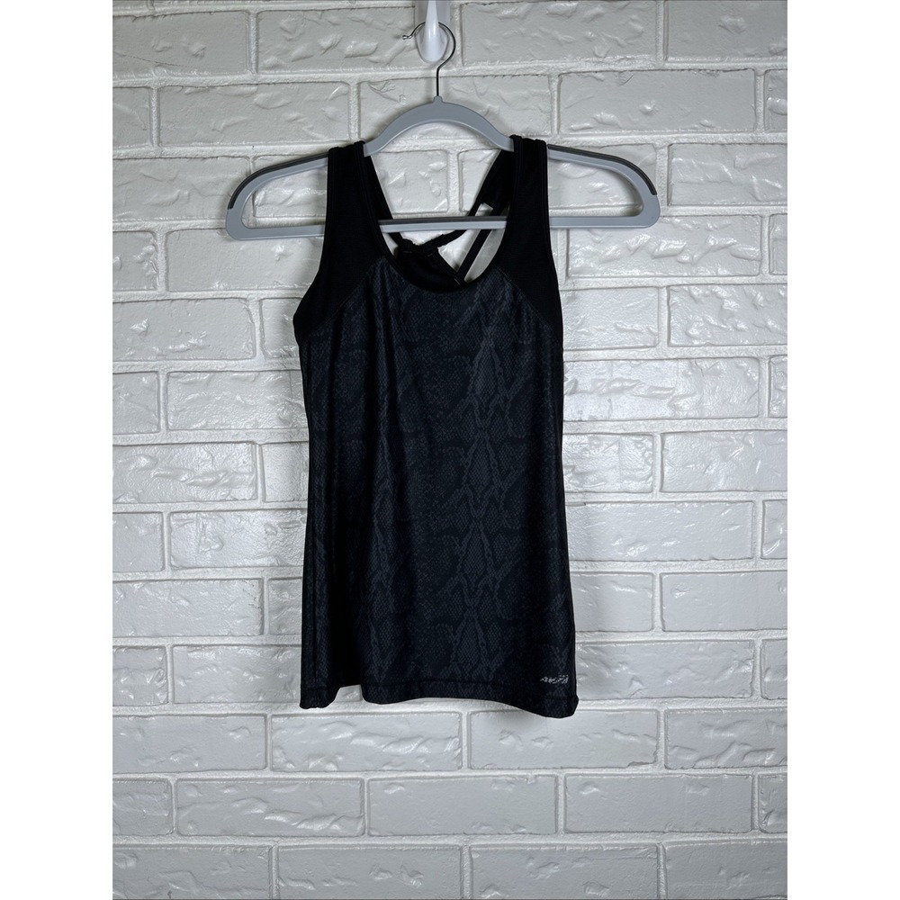 Women's Avia Twist Back Black‎ Tank Top XS Workout Exercise Activewear
